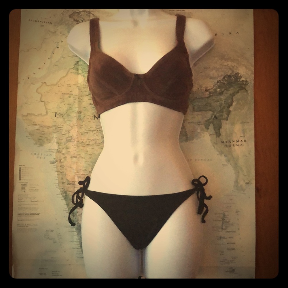 Mossimo corduroy bikini top